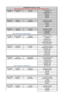 NOVEMBER liturgical minister schedule